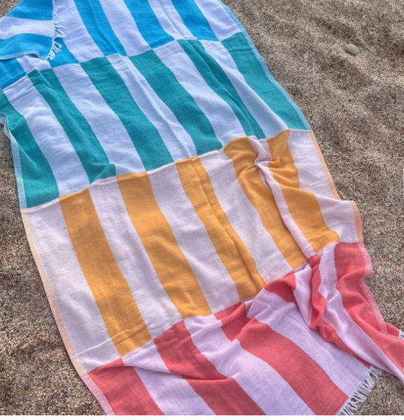 Beach Stripes Turkish Towel