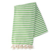 Apple Green & White Turkish Towel